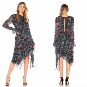 IRO Blank Tiered Midi Dress REVOLVE